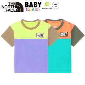 ノースフェイス ベビー Tシャツ THE NORTH FACE ノースフェイスTシャツ 赤ちゃん 男の子 女の子 綿混 tシャツ 半袖 ショートスリーブTNFグランドティー おしゃれ 人気 かっこいい かわいい ブランド 正規品 オールシーズン 紫外線カット 夏 NTB32338