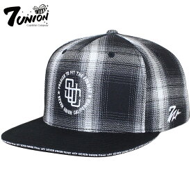 セブンユニオン キャップ 7UNION THE INTERPOSSE OMBRE 5Panel Snap Back Cap メンズ レディース 帽子 スナップバック ベースボールキャップ セブンユニオンキャップ オンブレチェック 正規品 人気 ブランド おしゃれ 大きい サイズ 深め NOVW-108