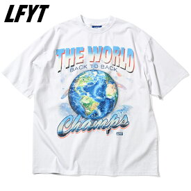 ラファイエット Tシャツ LFYT WORLD CHAMPS TEE TYPE-9 - VINTAGE EDITION メンズ tシャツ 半袖 ブランド 綿 コットン おしゃれ かっこいい LAFAYETTE エルエフワイティー 正規品 大きい サイズ 厚手 ユニセックス オールシーズン 夏 LS240112