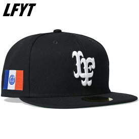 ラファイエット 帽子 LFYT× NEW ERA LF LOGO 59FIFTY FITTED CAP -NY CITY FLAG ニューエラ キャップ メンズ レディース おしゃれ かっこいい ブランド LAFAYETTE エルエフワイティー 正規品 サイズ 調整 ユニセックス オールシーズン ネイビー LS241406