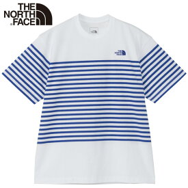 ノースフェイス Tシャツ THE NORTH FACE ノースフェイスTシャツ メンズ ボーダー tシャツ 半袖 速乾 UV おしゃれ おすすめ 人気 ブランド 正規品 ショートスリーブパネルボーダーティー 大きい サイズ ユニセックス レディース 夏 NT32406
