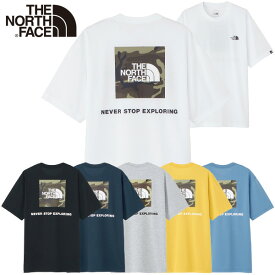 ポイント最大8倍 ノースフェイス Tシャツ THE NORTH FACE ノースフェイスTシャツ メンズ tシャツ 半袖 速乾 バックプリント おしゃれ おすすめ 人気 ブランド 正規品 ショートスリーブスクエアカモフラージュティー 大きい サイズ ユニセックス レディース 夏 NT32437