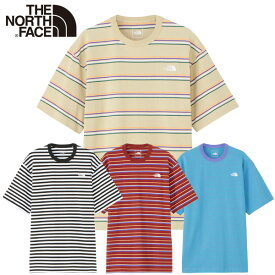 ポイント最大8倍 ノースフェイス Tシャツ THE NORTH FACE ノースフェイスTシャツ メンズ tシャツ 半袖 ボーダー オーガニック コットン 100% おしゃれ おすすめ 人気 ブランド 正規品 ショートスリーブマルチボーダーティー 大きい サイズ UV ユニセックス 夏 NT32455