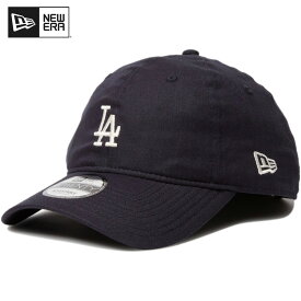 ニューエラ キャップ NEW ERA 9TWENTY コットンフラックス ロサンゼルス ドジャース ダークネイビー メンズ レディース 帽子 MLB ローキャップ アジャスター付き 春夏 おしゃれ カジュアル ファッション 浅め NEWERA CAP Cotton Flax プレゼント ギフト 14388801
