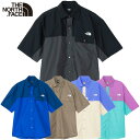 ノースフェイス 半袖シャツ THE NORTH FACE ショートスリーブヌプシシャツ メンズ レディース NR22552 NR22331 撥水 ナイロン ボックスフィット アウトドア カジュアル 国内正規品 春夏 セットアップ おしゃれ ストリート ファッション プレゼント ギフト