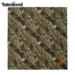 INTERBREED C^[u[h o_i Jt[W  Rbg Y fB[X Xg[g t@bV AJW uh  񊪂  53cm Camouflage Bandana v[g M