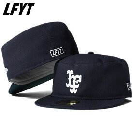 LFYT エルエフワイティー ニューエラ キャップ コラボ NEW ERA LF LOGO PILLBOX CAP ピルボックス ニューエラキャップ フラットトップ メンズ 帽子 LAFAYETTE ラファイエット ストリート ブランド ファッション おしゃれ プレゼント ギフト LA251404