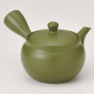 常滑焼 急須【深蒸し急須/さわやか網急須】福小グリーンムジ 富仙作