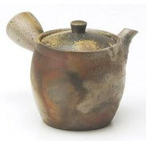 備前焼 陶峰窯 桟切焼 急須 サイズ:290cc