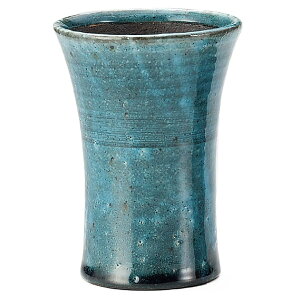 常滑焼 佳窯作 トルコ青焼酎カップ(280ml )