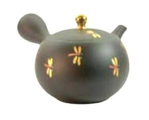 常滑焼急須 昭萠 セラメッシュ急須 金トンボ金摘み 200ml