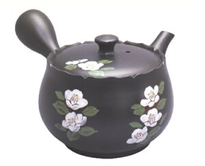 常滑焼急須 白椿 320ml (セラメッシュ茶こし)