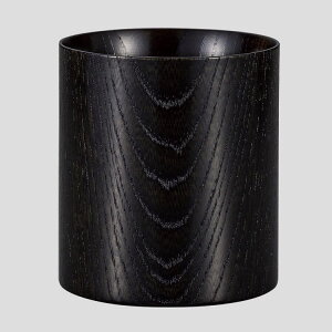 山中漆器 木製漆器 欅 Mug Cup (ブラック)