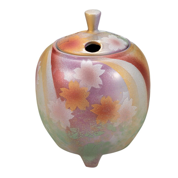 楽天市場】日本の伝統工芸品【九谷焼】3.2号豆香炉 花園 : 虹八-Kohya-