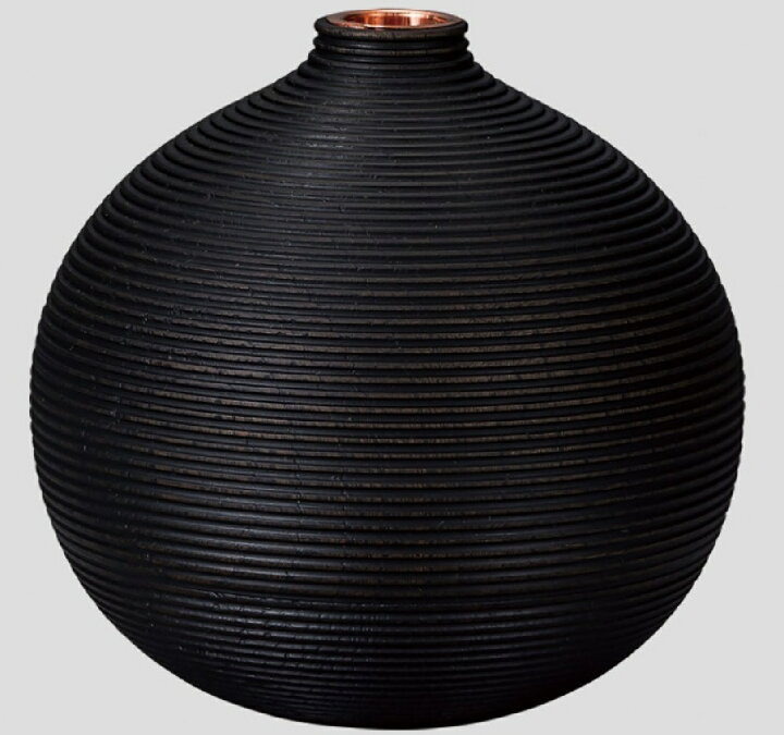 楽天市場】山中漆器 山中塗 花生 MUSUBI 空気 black : 虹八-Kohya-