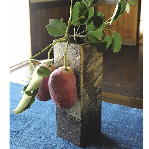 信楽焼 花瓶・花器 古彩スクエア