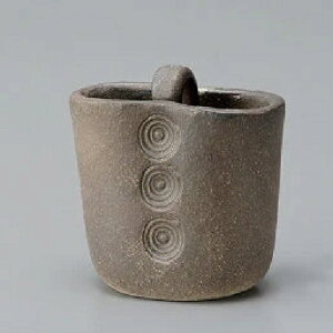 信楽焼 花瓶・花器 花入 手桶丸紋