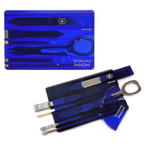 ビクトリノックス VICTORINOX 0.7122.T2 スイスカード T2 BL 半透明ブルー