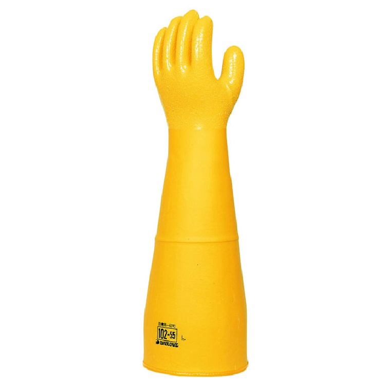 【10双セット販売】ダイヤゴム 防寒用手袋 ダイローブ102-55 サイズL 作業用手袋