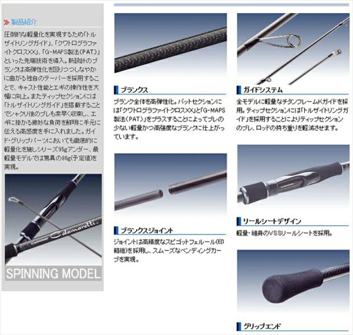 楽天市場】新 オリムピック 16 カラマレッティー GCRS-862ML : 釣具の 