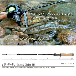 メガバス グレートハンティング GHBF48-4UL (ロッド・釣竿) 価格比較 