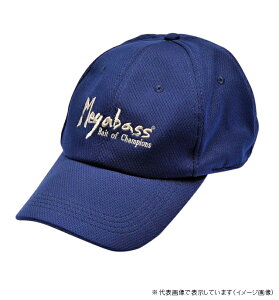 ���K�o�X MEGABASS FIELD CAP BRUSH LOGO NVY/SLV
