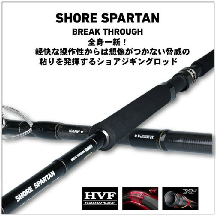 楽天市場】ダイワ ショアスパルタン BT 106MH : 釣具のキャスティング 