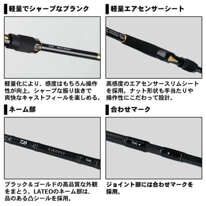 楽天市場】【特価】ダイワ ラテオ R 93ML 2019モデル (スピニング2 