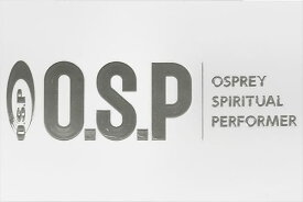 OSP　O．S．P　3Dステッカー　O．S．P（銀色）