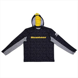 メガバス GAME HOODIE(ゲームフーディ) BLACK(ブラック) (XS)