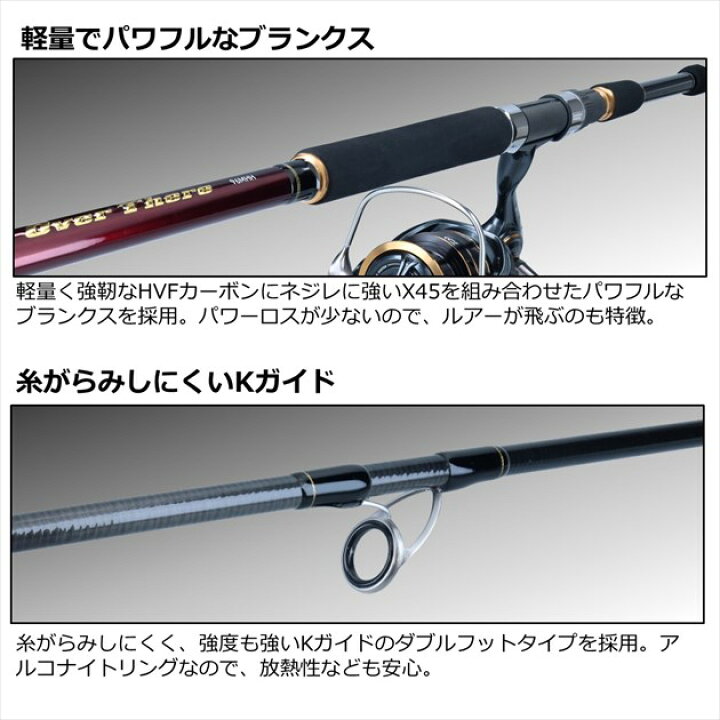 楽天市場】【訳あり】ダイワ ショアジグロッド オーバーゼア 100MHH 