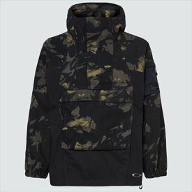 オークリー ウェア FGL TC STROKE ANORAK BLACK PRINT XL（US/EUサイズ）