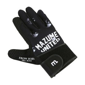 mazume 手袋 mazume ゲームフィッシングサポーターグローブ LL ブラック MZGL-S598
