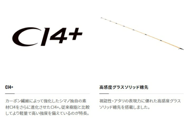 楽天市場】シマノ 筏竿 22セイハコウ AX 160 (並継 2ピース) 2022年 