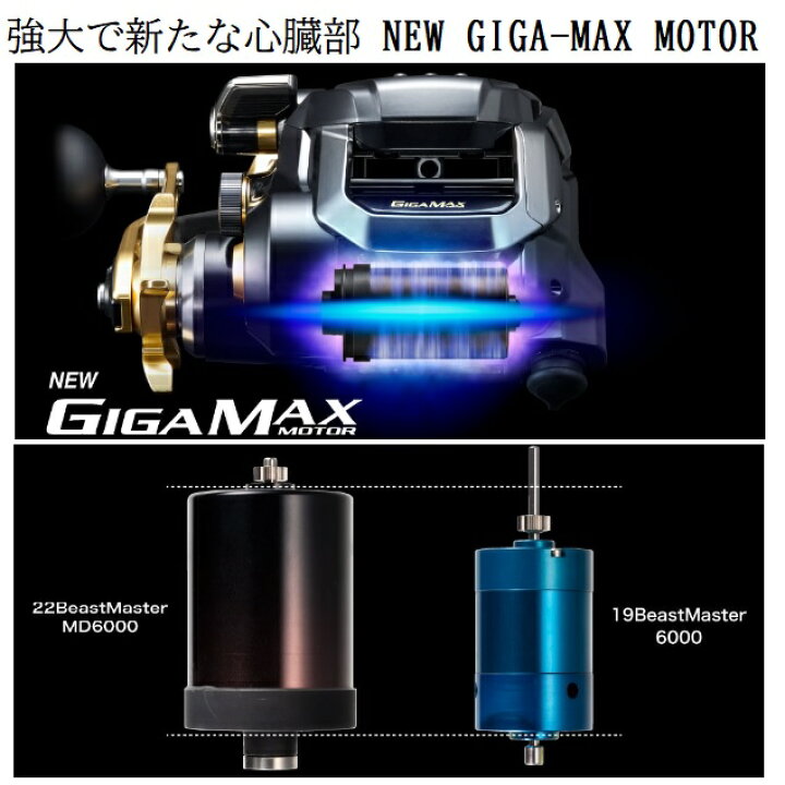 楽天市場】シマノ 電動リール 22ビーストマスター MD 6000 : 釣具の 