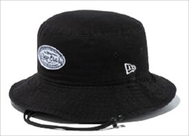 ニューエラジャパン 帽子 フェルトパッチ マウンテンイクイットメントロゴ ウォッシャブルコットンアドベンチャーライト ブラック ML(59)