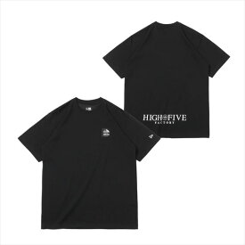 ニューエラジャパン 半袖 パフォーマンス Tシャツ HIGH FIVE FACTORY ウーブンラベル ブラック レギュラーフィット XL