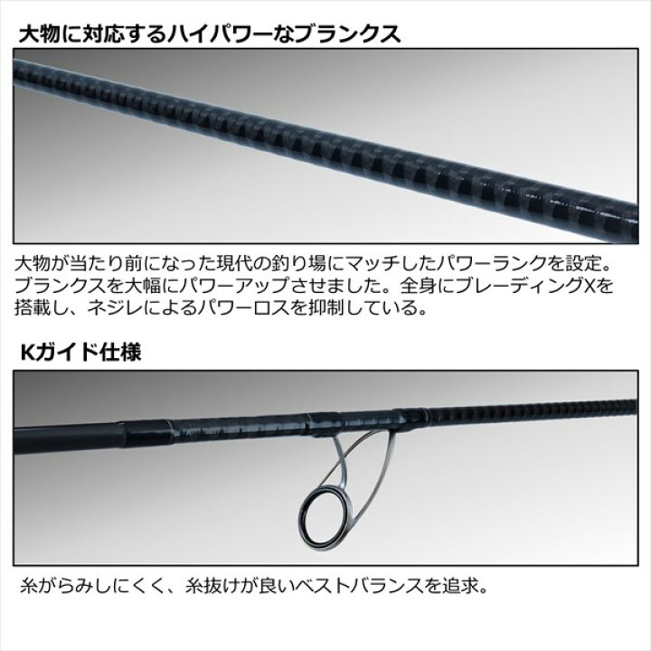 楽天市場】ダイワ ショアジグロッド ドラッガー X 100ML (2ピース 