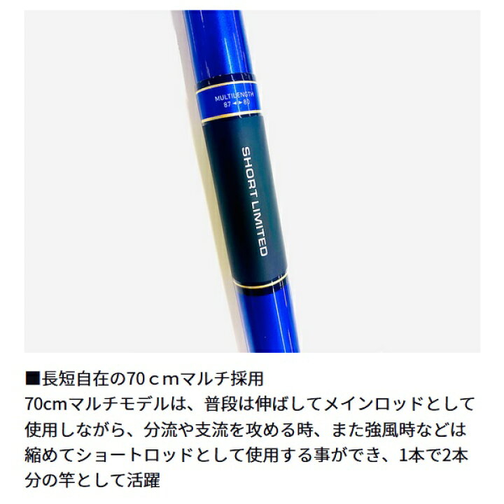 楽天市場】ダイワ 鮎竿 銀影エア ショートリミテッド(SHORT LIMITED) T 