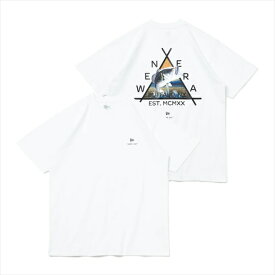 ニューエラジャパン ウェア 半袖 コットン Tシャツ Angler Collection ブラックバス ホワイト M