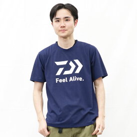 ダイワ ウェア DE-9524 Feel Alive サンブロックシャツ ネイビー XL