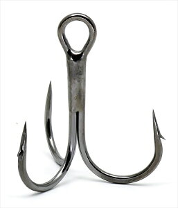 �f�v�X �g���v���t�b�N TREBLE HOOK OUT BARB #3/0 �u���b�N�j�b�P��