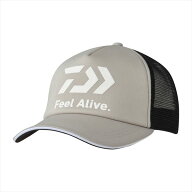 ダイワ 帽子 DC-6225 FeelAlive ソフトハーフメッシュキャップ グレー フリー