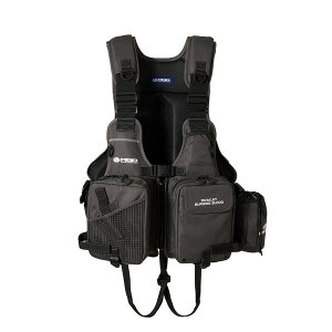 双進 ライフジャケット 7761 RBBタイドゲームベストII グレー フリー