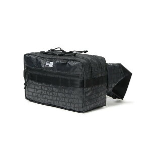 ニューエラジャパン タックルバッグ スクエア ウエストバッグ 7L ジャカードロゴ ブラック