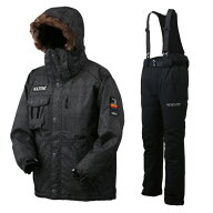 【特価】オレンジブルー 防寒服アウター MZFW-866 mazume CORE ALL WEATHER SUIT ブラックヘリンボーン LL