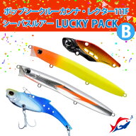ポップシークルー カンナ・レクター111F入りシーバスルアーラッキーパックB