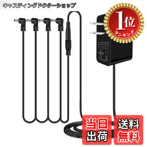 �y�y�V�����L���O1�ʊl���z�y���������zTyuusei �G�t�F�N�^�[ �d�� ac�A�_�v�^�[ 9V �M�^�[ �d���P�[�u�� �A�_�v�^�[ BOSS ZOOM Donner VOX MXR Effects Bakery KORG Ibanez �Ή� dc�P�[�u�� PSA-100, PSA-100S2 4