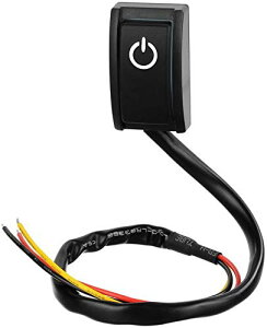 yzKiligen DC 12V 200mA ON/OFF \tvbVXCb`AԂ̃XCb` \t{^XCb`ʐڒܕt ԃy[Xg^CvXCb`