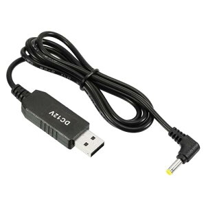 yzPATIKIL 6W 1A USBdRo[^ DC 5V - DC 12V dA_v^[ 90° 4.0×1.7mmP[u [^[ LED vXs[J[p